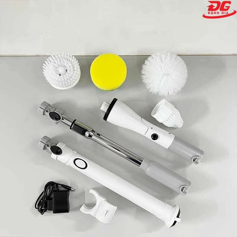 Máy chà rửa nhà vệ sinh Jesopb và các đầu cọ đi kèm