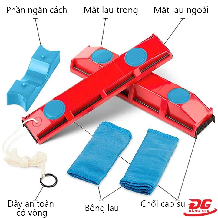 Dụng cụ lau kính 2 mặt tyroler glider d-2