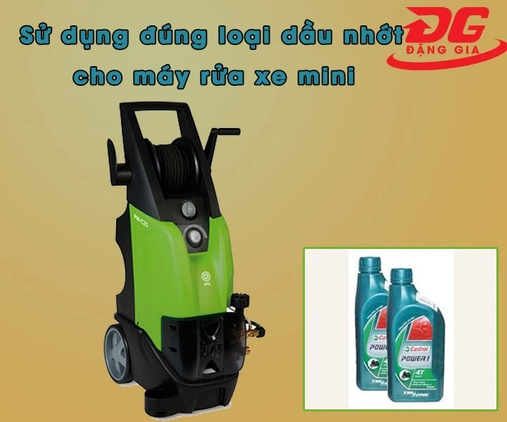 sửa máy xịt rửa xe bị rỉ nhớt