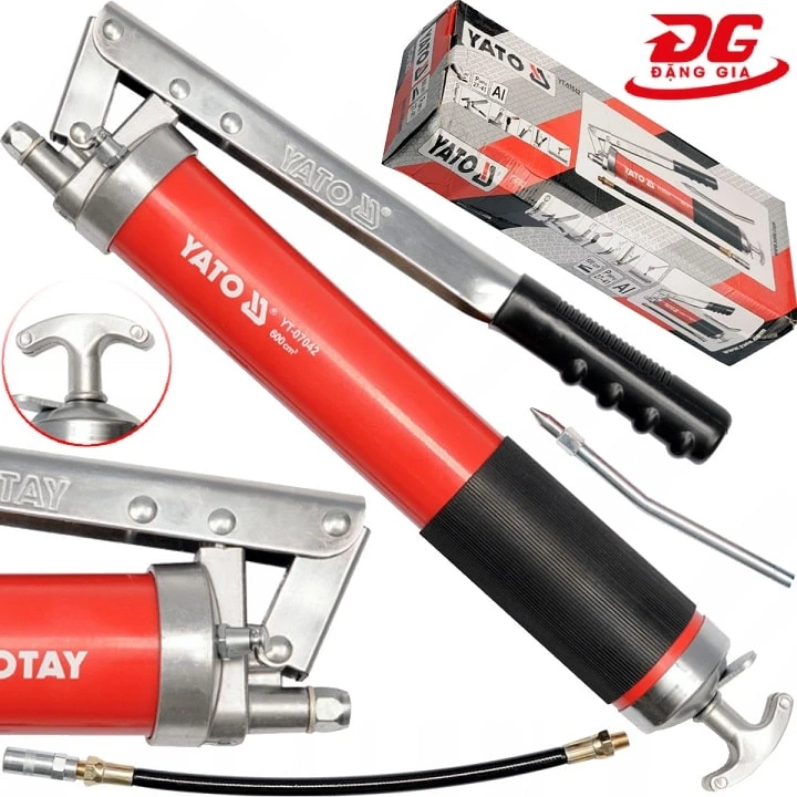 Súng bơm mỡ 600cc Yato YT-07042