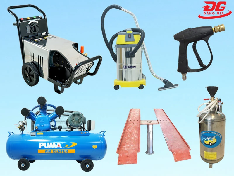 Bộ thiết bị rửa xe máy, xe ô tô cơ bản