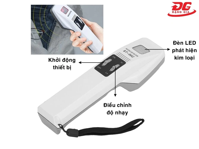 Cách sử dụng máy dò kim bằng tay