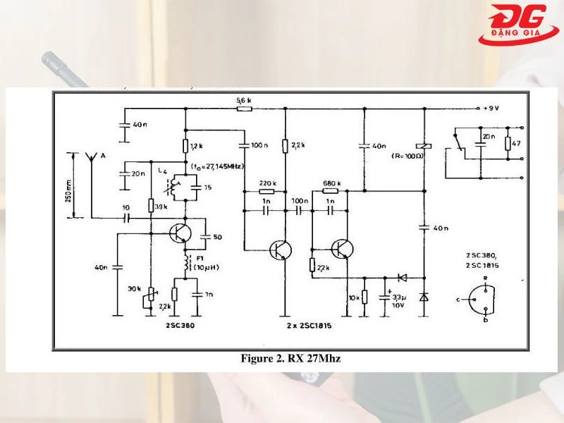 Sơ đồ mạch điện bộ đàm