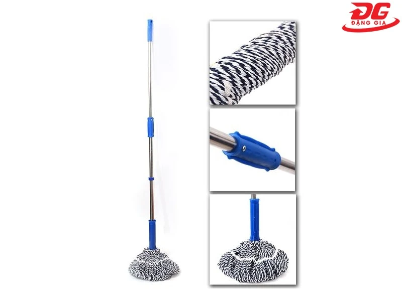 Chổi lau nhà vắt bằng tay có trợ giúp tiết kiệm sức lực