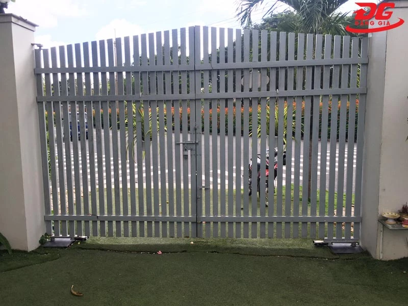 Mô tơ cửa cổng trượt âm sàn 2 cánh