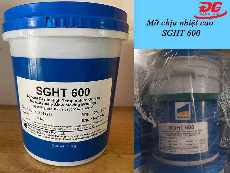 Mỡ chịu nhiệt cao MOLYGRAPH SGHT 600 xô 20kg