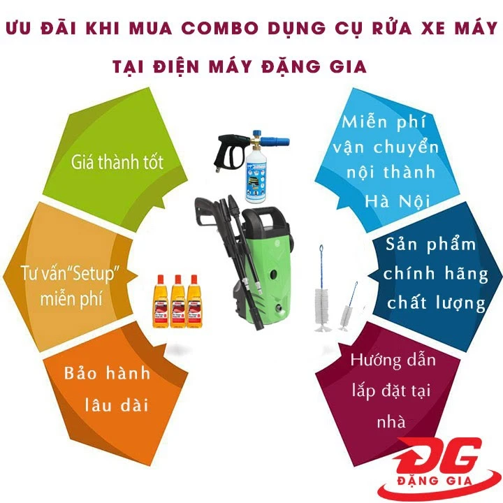 Dụng cụ rửa xe Điện máy Đặng Gia