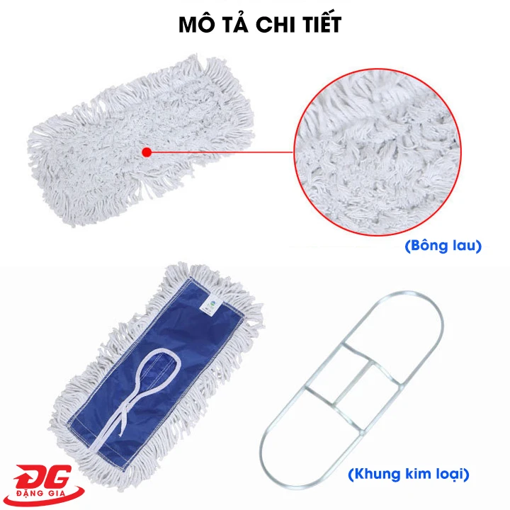 bông lau và bạn lau inox