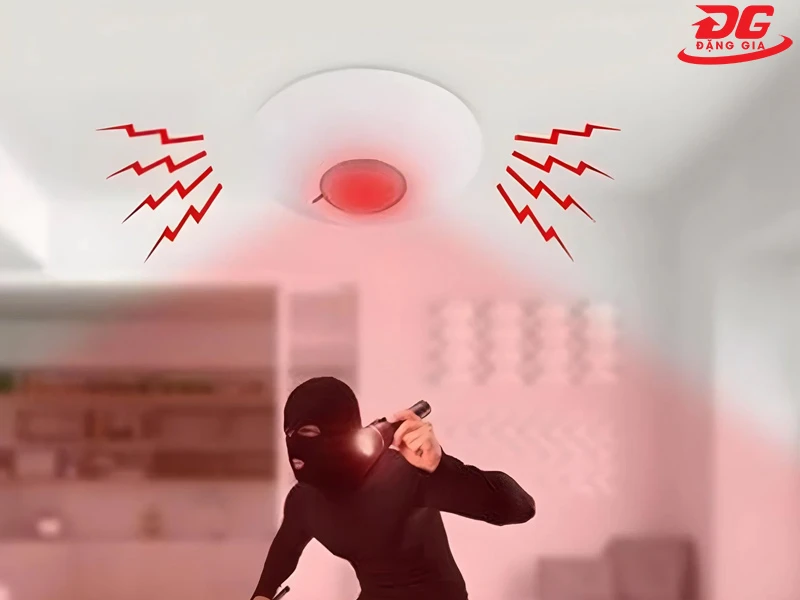 Phát hiện xâm nhập trái phép bằng cảm biến hồng ngoại