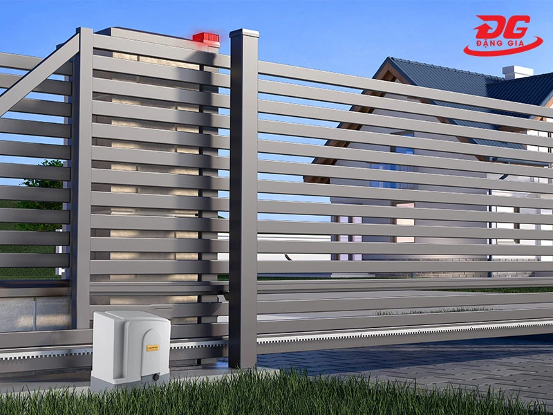 Motor cổng lùa giúp đóng mở cửa không cần dùng sức