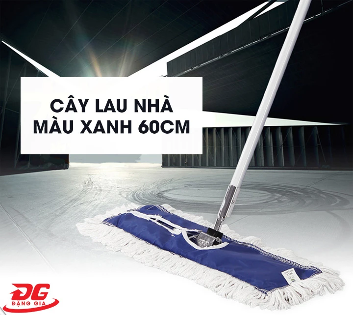 cây lau nhà màu xanh 60cm
