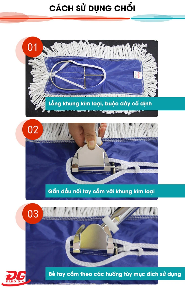 lắp đặt cây lau nhà