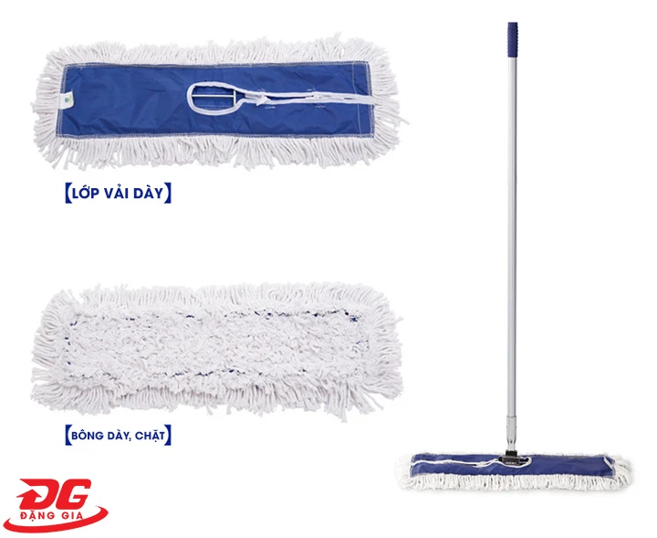 giá Cây lau nhà màu xanh 110cm