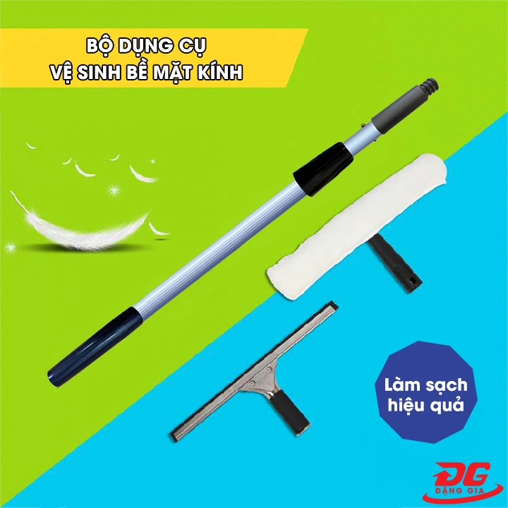 Cây nối dài lau kính 3.6m, 2 khớp vặn