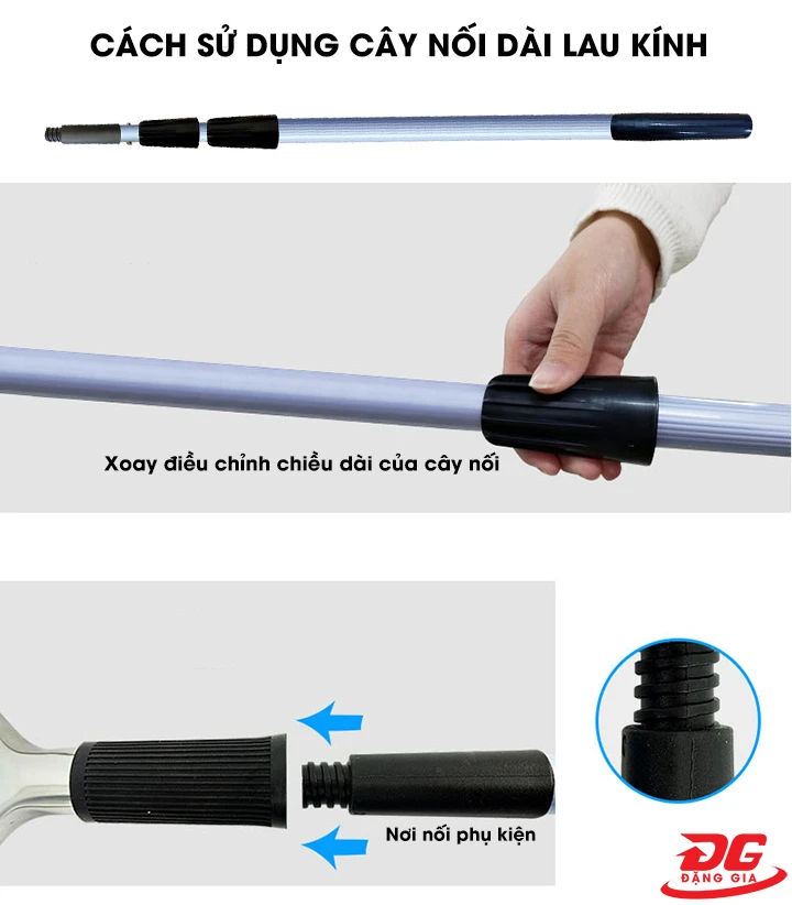 dễ dàng thay đổi chiều dài