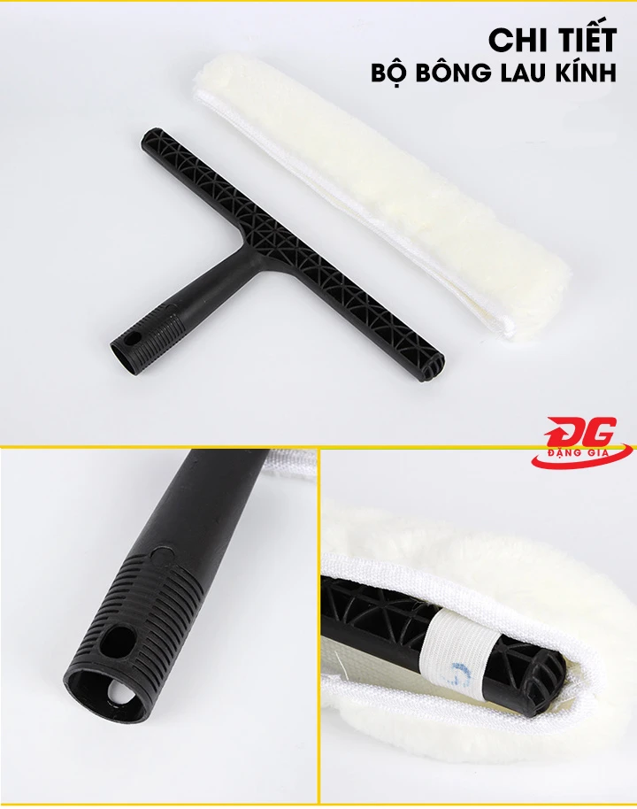 Chi tiết một số bộ phận của bộ bông lau kính 40cm