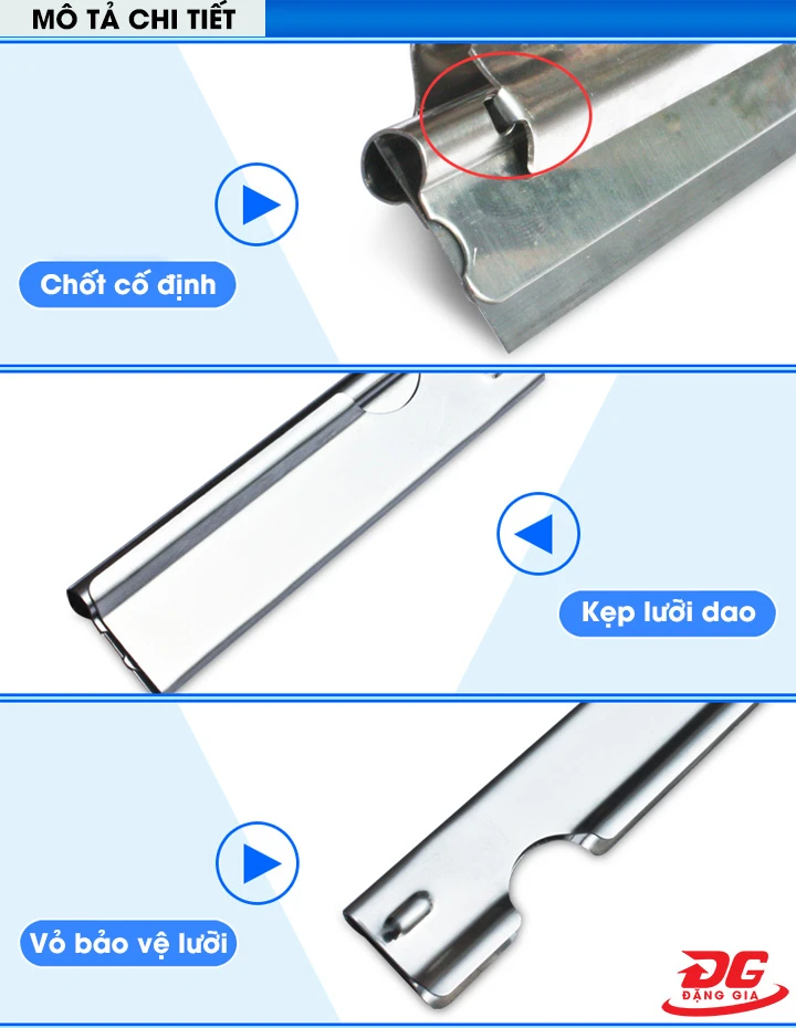 Mô tả chi tiết dao cạo kính