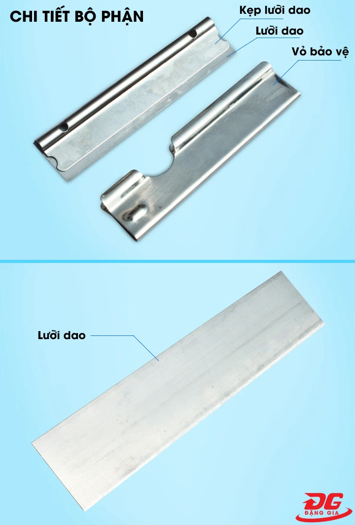 Cấu tạo của dao cạo kính