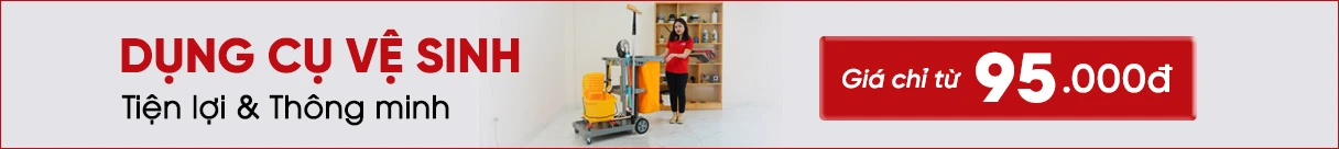 Banner dụng cụ vệ sinh