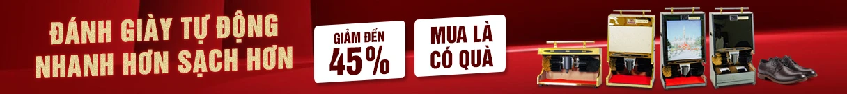 Banner máy đánh giày