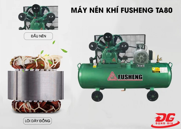 bộ phận cấu tạo máy nén khí Fusheng TA80
