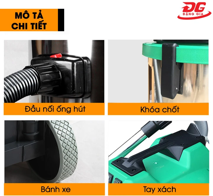  Thiết kế ưu việt của máy hút bụi Kumisai KMS 60-3