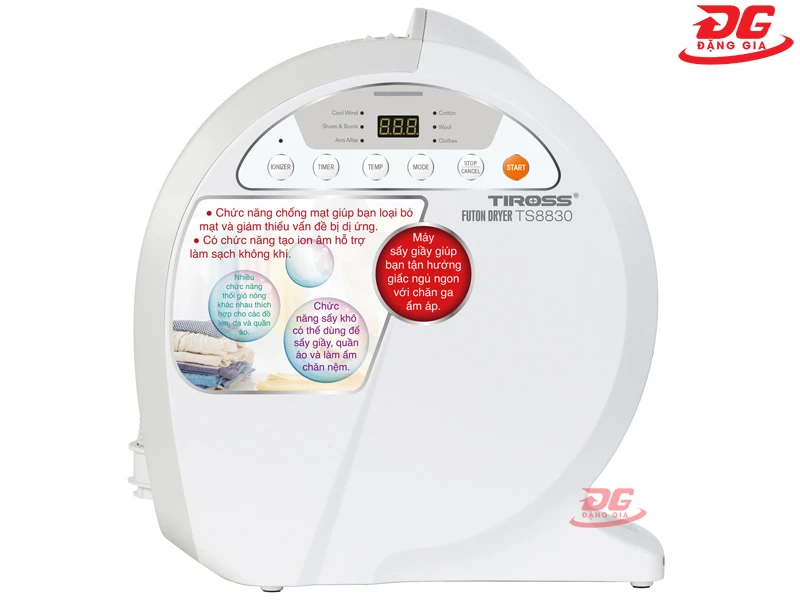 Máy sấy đa năng cao cấp Tiross TS8830