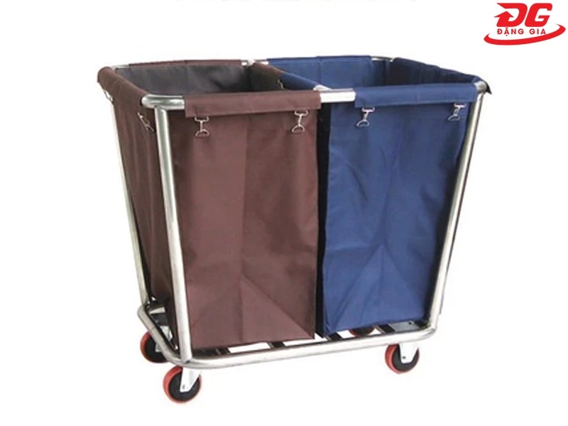 Xe đẩy buồng phòng sử dụng túi làm bằng vải