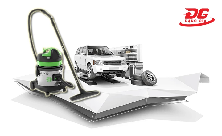 Thiết bị phù hợp với yêu cầu vệ sinh tại tiệm rửa xe ô tô