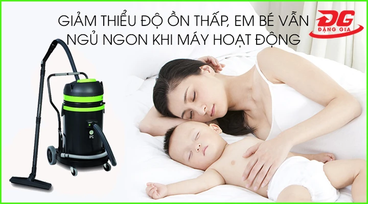 Máy vận hành êm ái, không ảnh hưởng tới sinh hoạt của con người