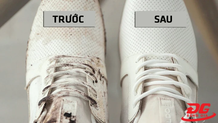 cách đánh giày trắng