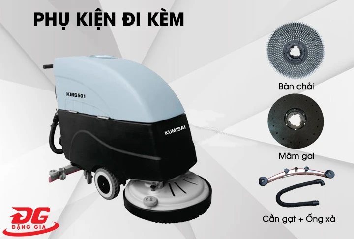 phụ kiện đi kèm theo máy Kumisai KMS 501