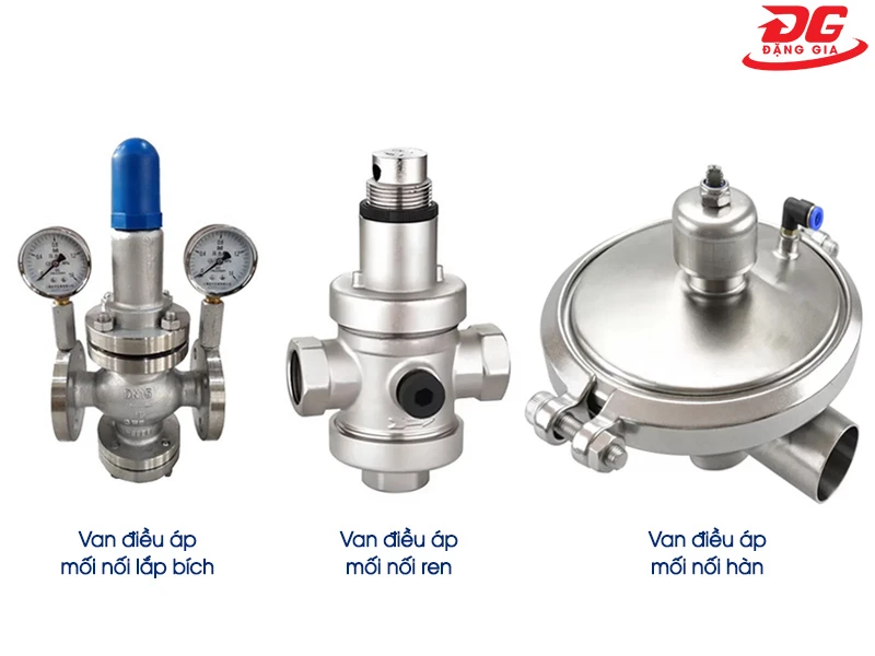 Van điều áp mối nối lắp bích, nối ren, nối hàn