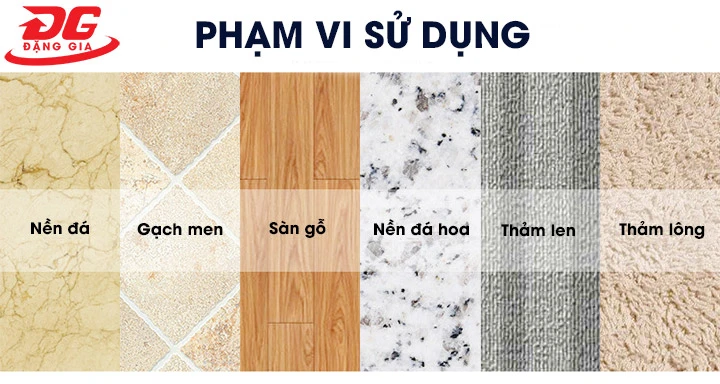 Kumisai KMS1A làm sạch trên mọi loại sàn