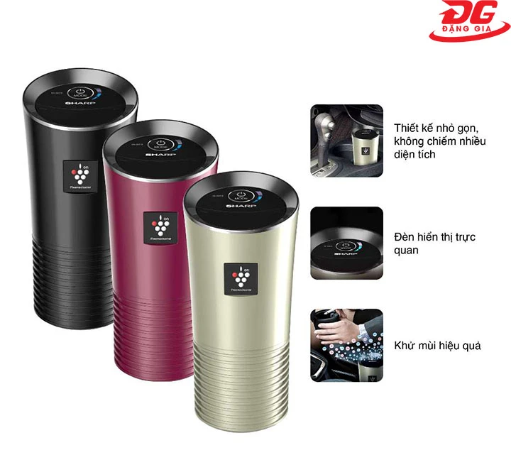 Máy khử mùi diệt khuẩn ô tô Sharp IG-GC2E-B