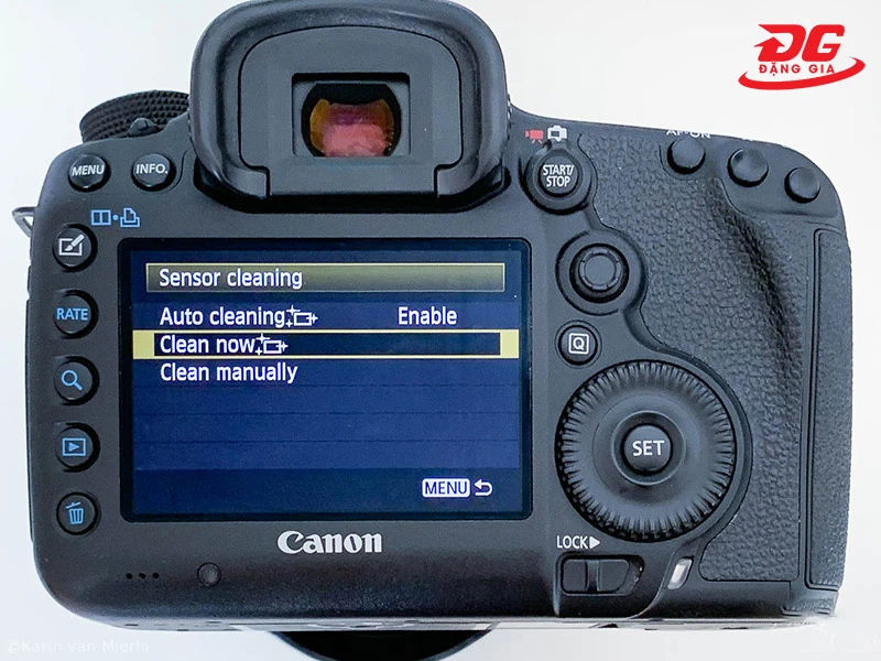 Cài đặt chế độ tự động lau cảm biến