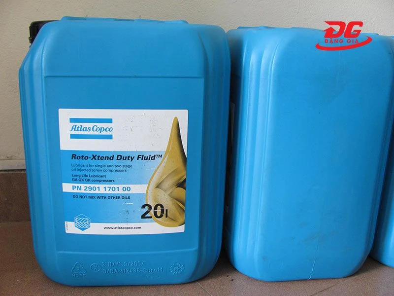 Dầu nhớt dùng cho máy nén khí trục vít Atlas Copco