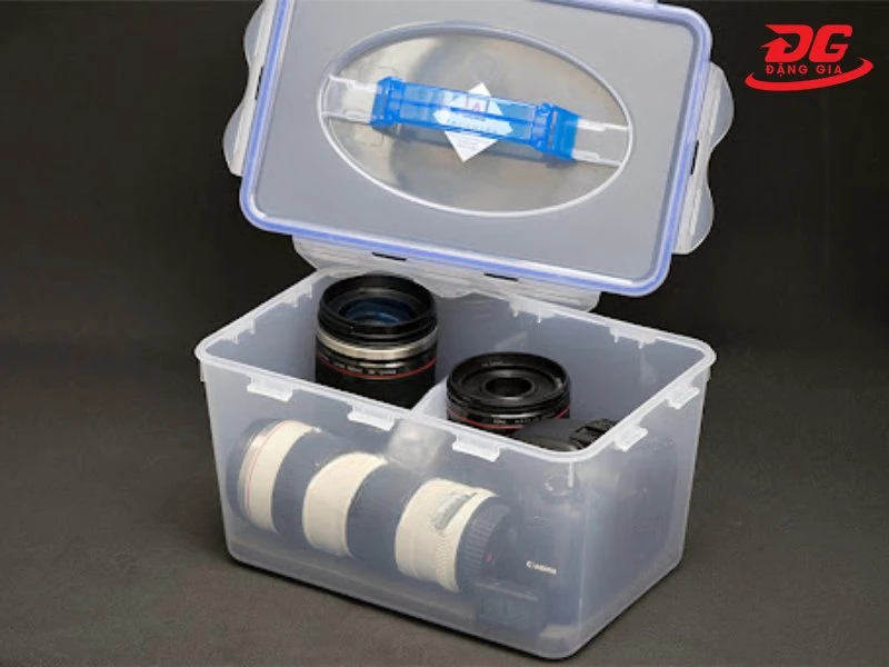 Hộp chống ẩm có giăng cao su kín chống ẩm