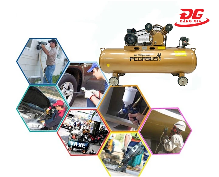 Một số ứng dụng của máy bơm hơi piston