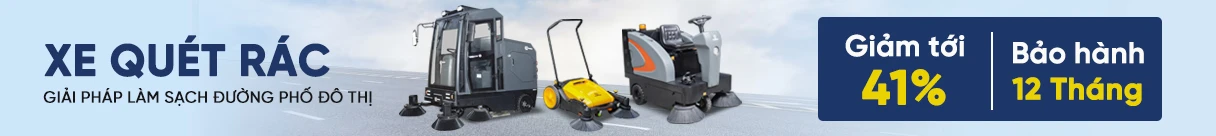 Banner xe quét rác