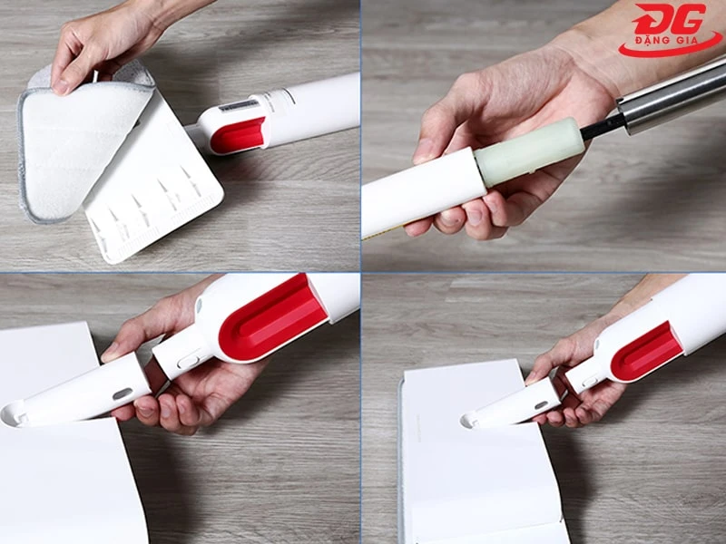 Cách lắp ráp, sử dụng cây lau nhà phun sương CHUẨN nhất