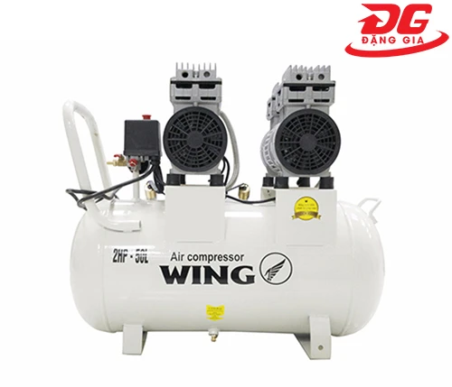 Hình ảnh sản phẩm Máy nén khí không dầu giảm âm Wing TW-OF550X2-50L