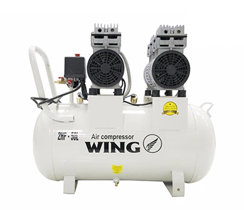 Máy nén khí không dầu giảm âm Wing TW-OF750X2-50L 6
