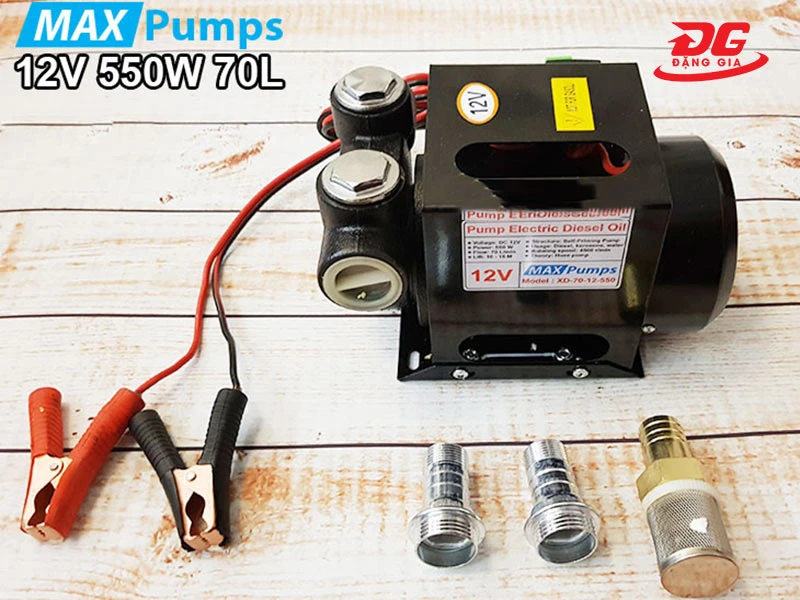 Máy bơm dầu diesel 12V MAXPUMPS XD-70-12-550