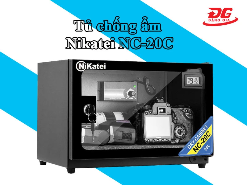 Tủ bảo quản máy ảnh 20 lít Nikatei NC-20C