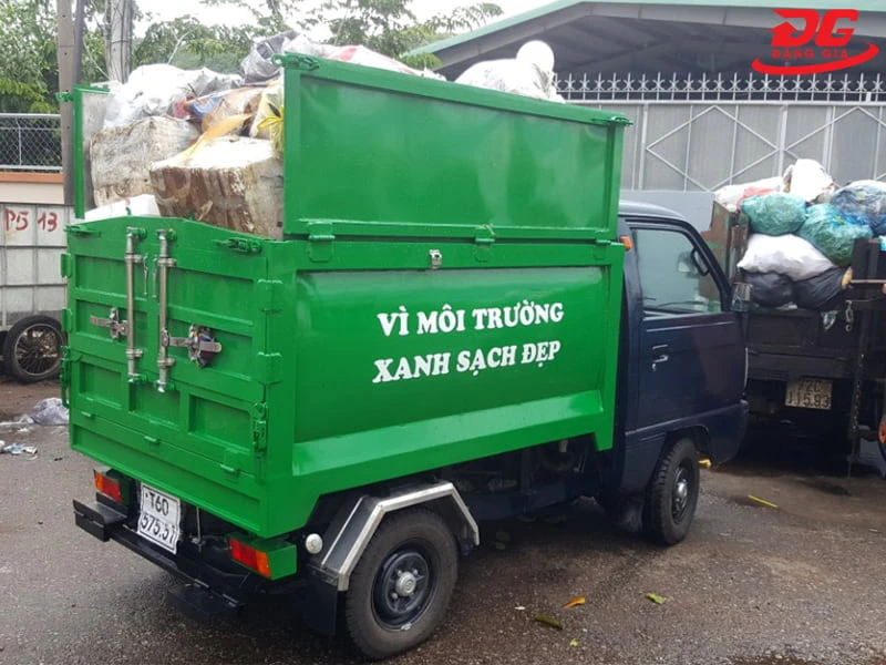 xe thu gom rác thải