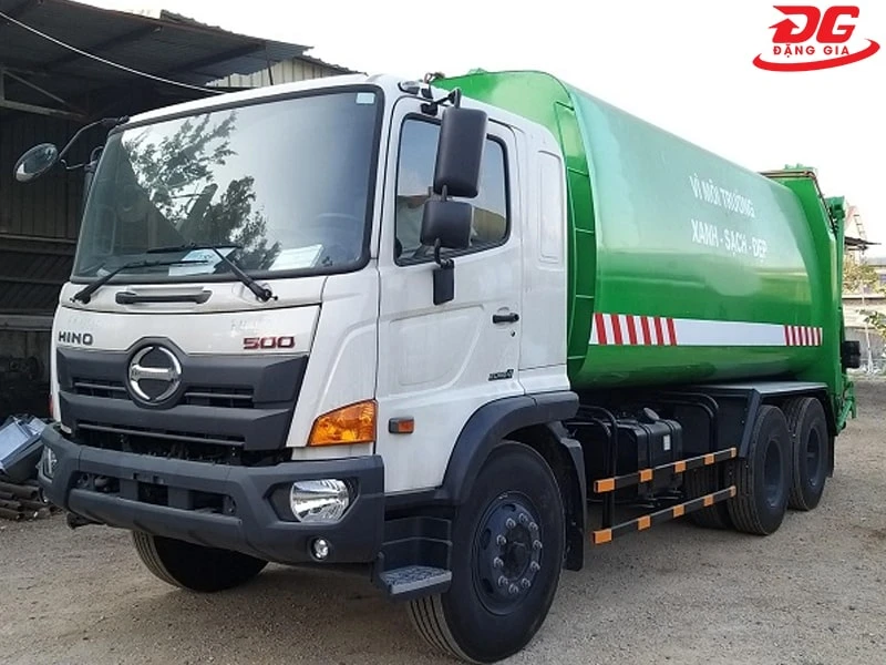 xe ép rác Hino