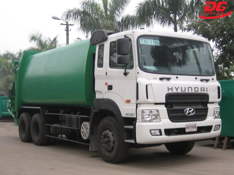 xe ép rác Hyundai