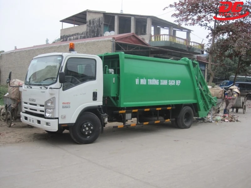 xe ép rác Isuzu