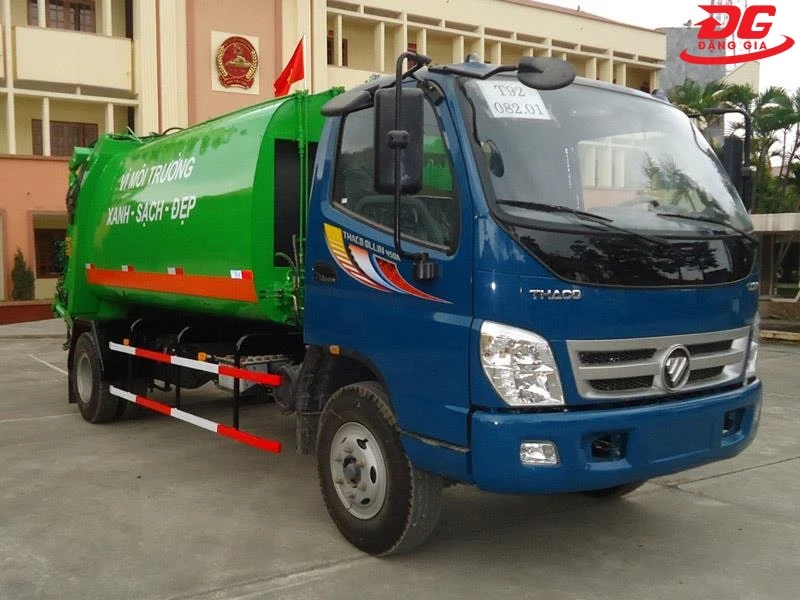 xe ép rác Thaco